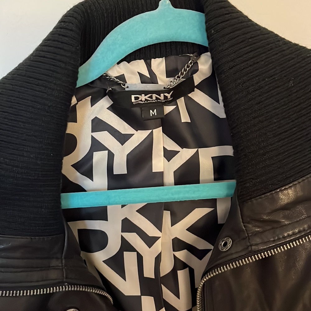Dkny Leather Jacket - image 3